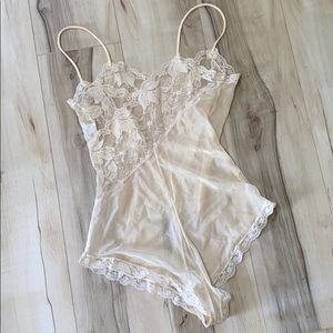Vintage 60’s Union Made Beige Teddy Lingerie!